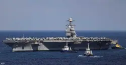 في طريقها لإسرائيل.. أضخم حاملة طائرات أميركية تصل اليونان