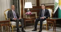 باراك يشيد بالجهود الدبلوماسية لنيجيرفان بارزاني ودوره في تهدئة توترات المنطقة