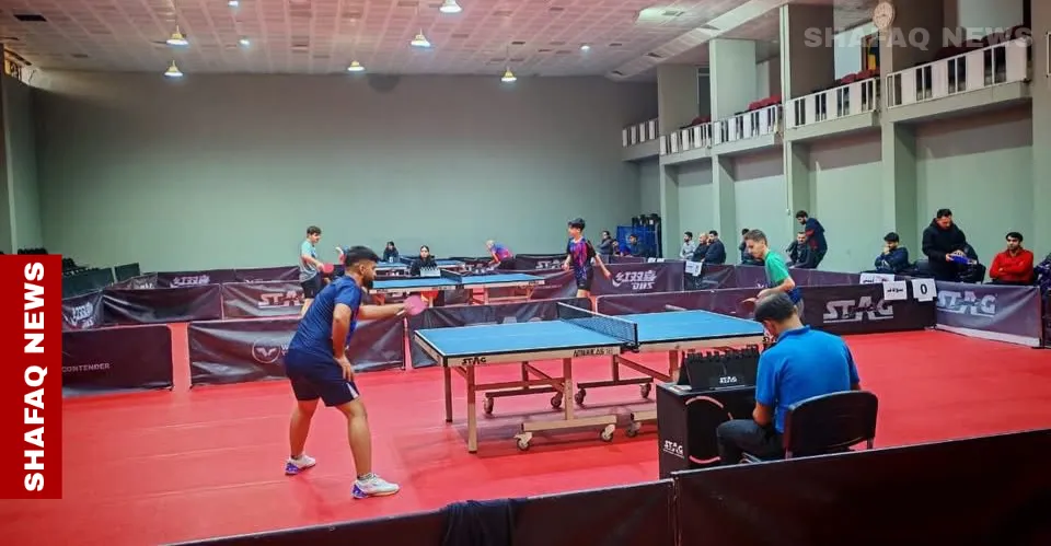 السليمانية تحتضن بطولة العراق الدولية لتنس الطاولة نيسان المقبل
