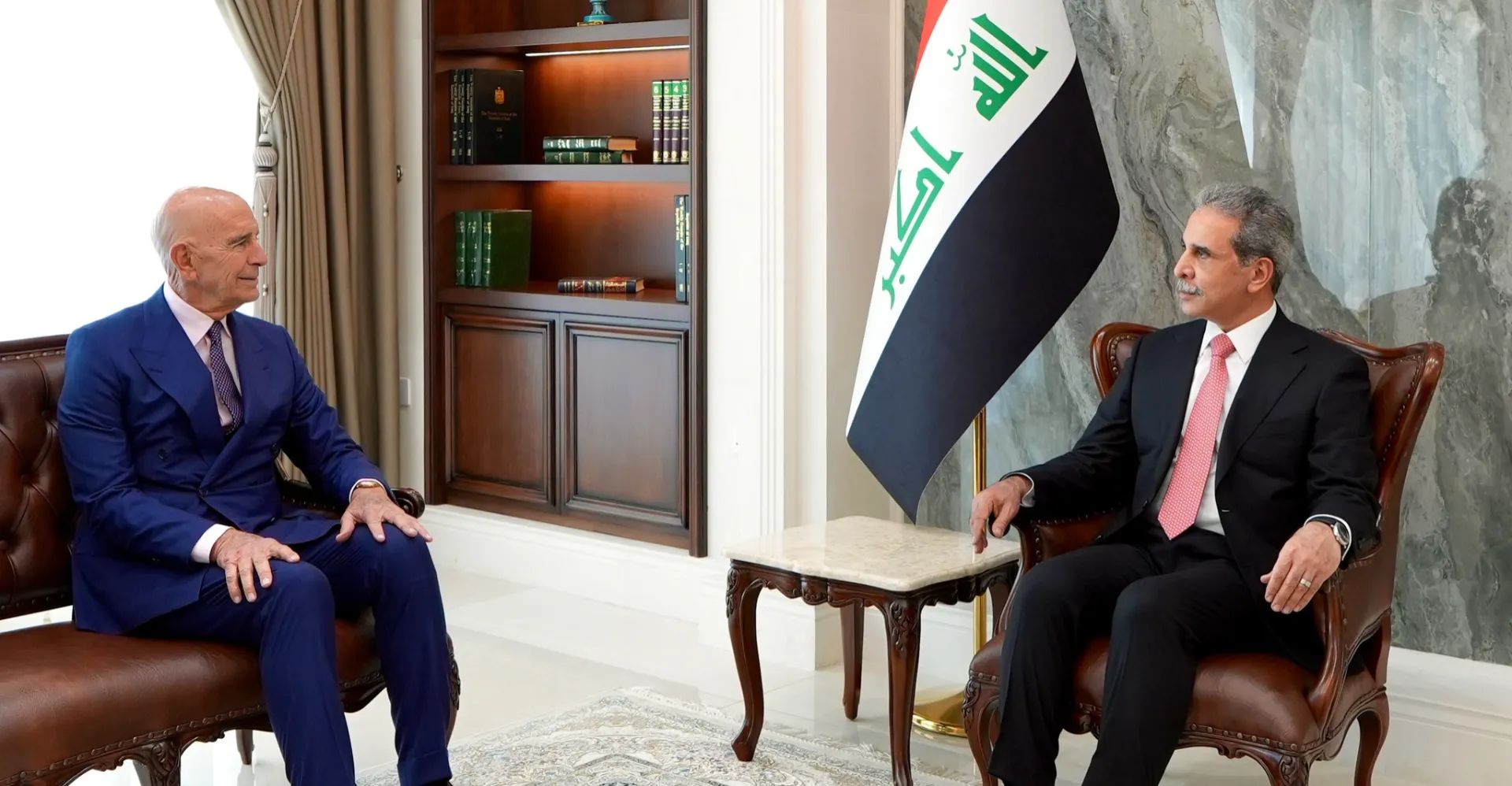 القاضي زيدان يبحث مع المبعوث الأميركي إكمال "الاستحقاقات الدستورية" بالعراق