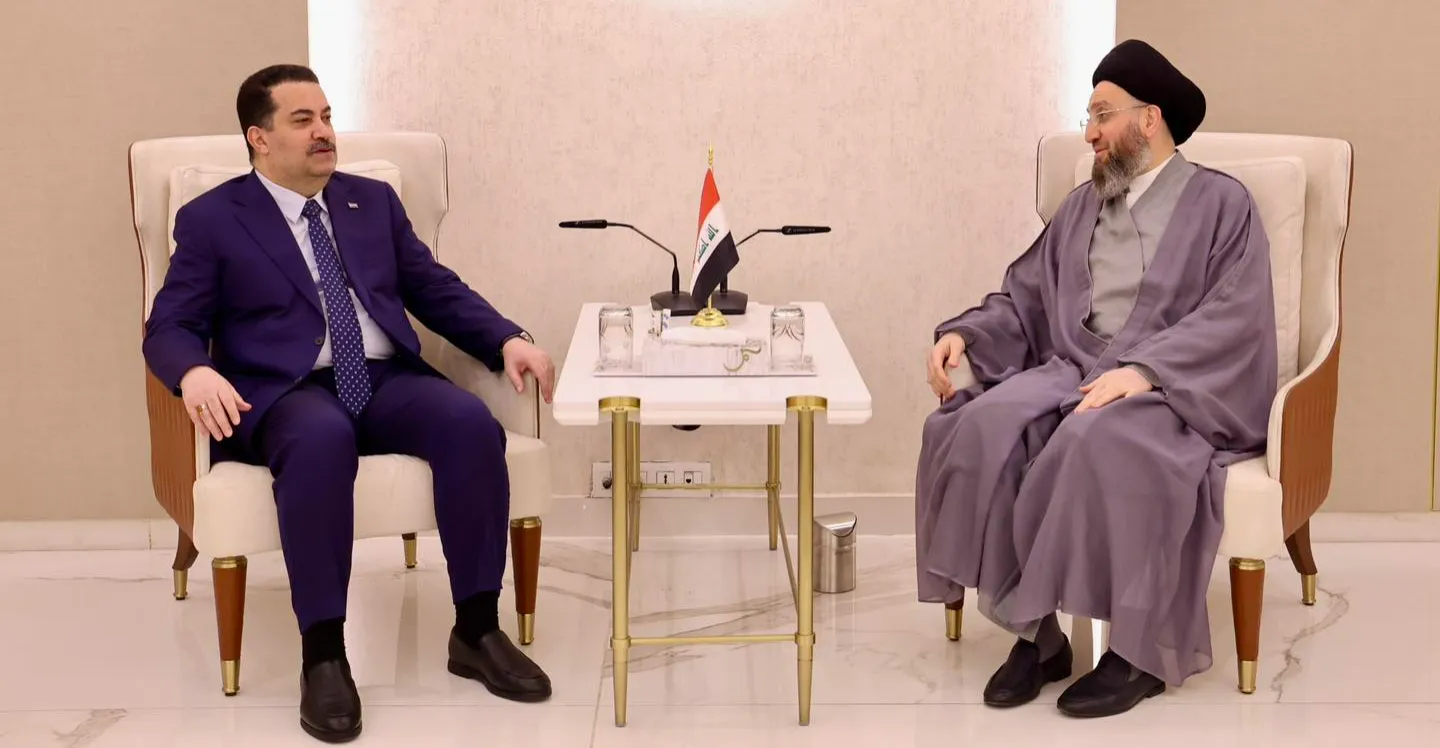 بالتزامن مع لقاء المالكي وباراك.. الحكيم يؤكد للسوداني رفض "التدخلات الخارجية"