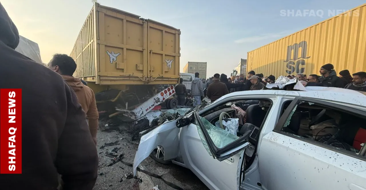 كركوك.. إصابة ثلاثة مدنيين بحادث سير وإخماد حريق اندلع بمنزل