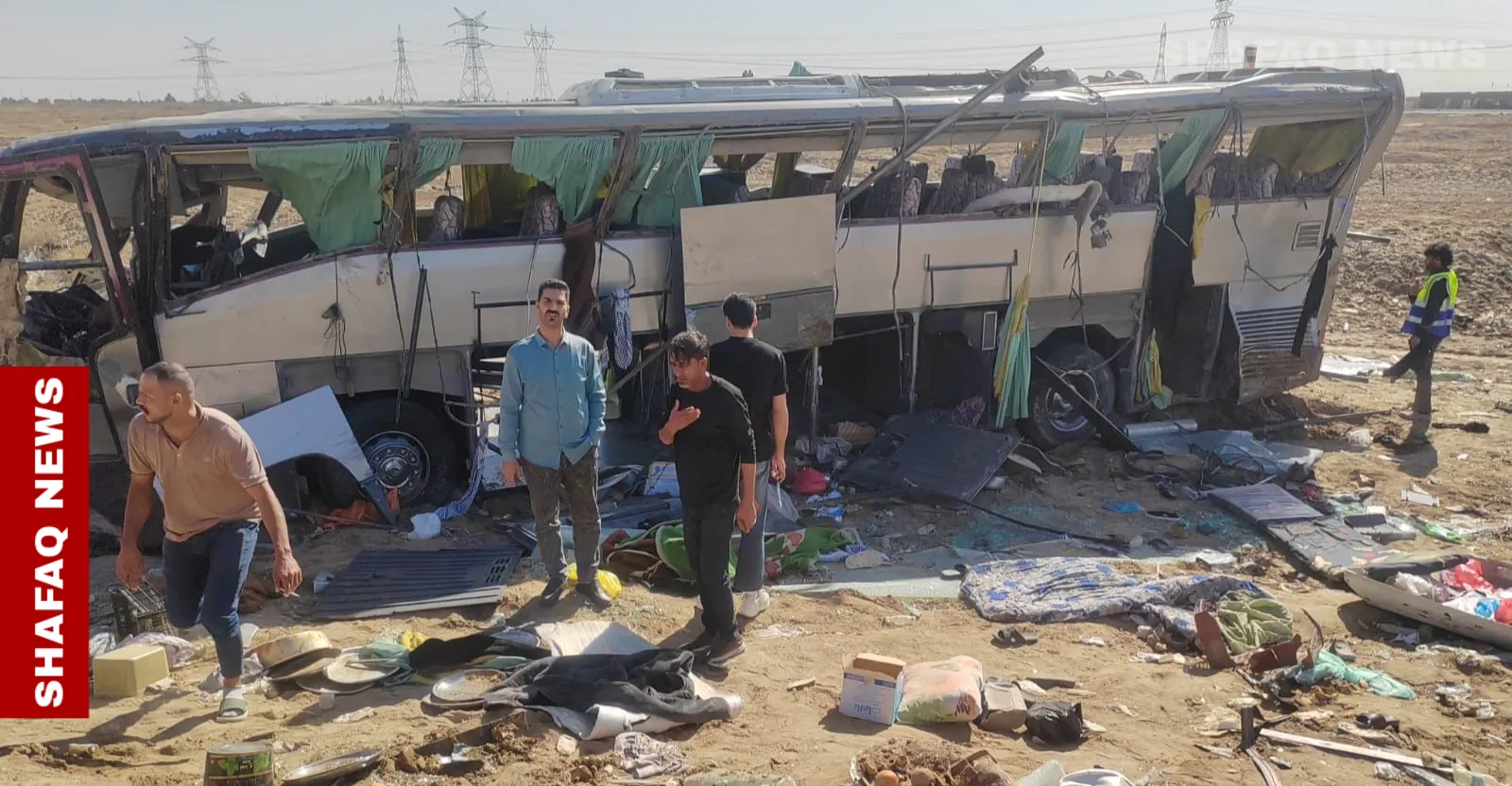 زەخمداربوین 25 کەس وە رویداویگ هاتوچو دڵتەزن لە باشوور عراق