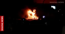 إصابات إثر صدامات بين الأمن وأنصار الفصائل حاولوا اقتحام المنطقة الخضراء (صور)