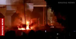 القنابل المسيلة للدموع تبعد المتظاهرين عن محيط الخضراء وتسجيل 15 إصابة (فيديو)
