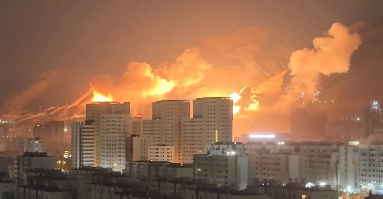 قصف اسرائيلي واسع يستهدف سبع مدن إيرانية