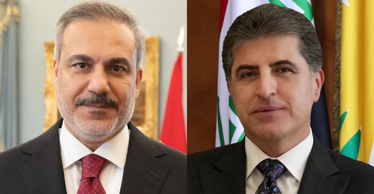 نيجيرفان بارزاني ووزير الخارجية التركي يبحثان هاتفياً تنسيق الجهود لحماية أمن المنطقة