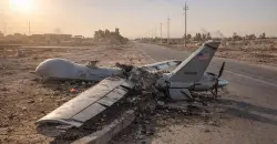 اسقاط طائرة مسيرة حاولت استهداف مقر للحشد الشعبي جنوبي الموصل