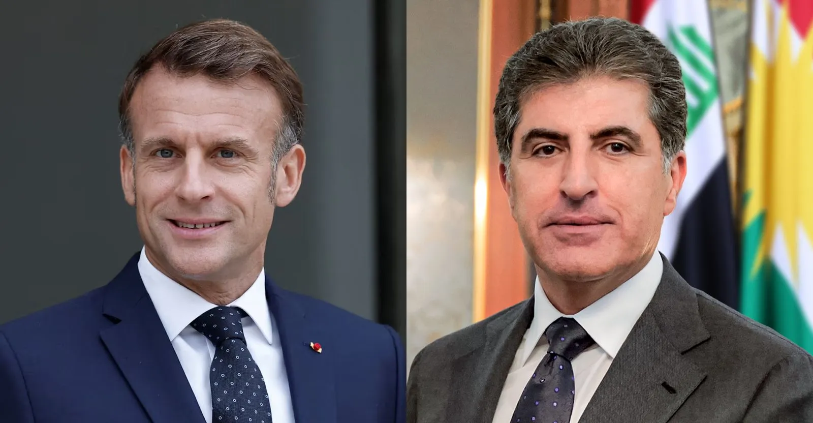 نيجيرفان بارزاني يؤكد لماكرون ضرورة منع اتساع رقعة الحرب