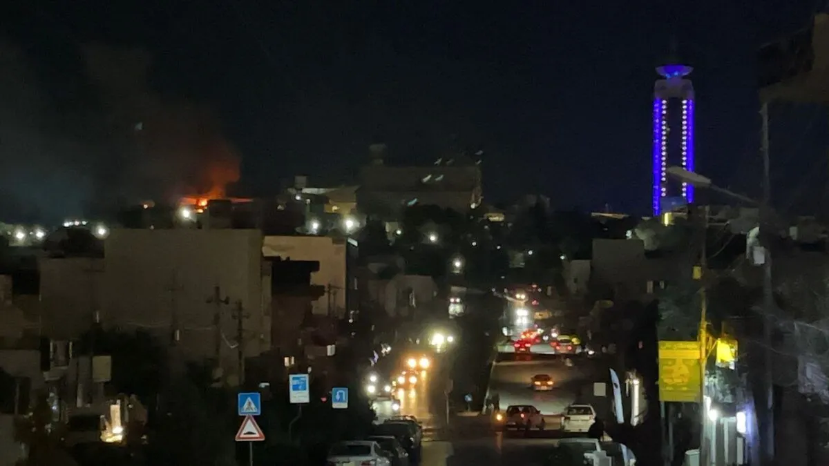 تضارب بشأن حادث امني في السليمانية بين رواية هجوم بمسيّرة وحريق