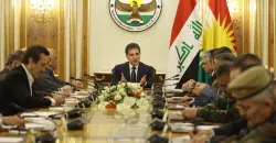 نيجيرفان بارزاني يشرف على اجتماع عسكري وأمني رفيع المستوى بإقليم كوردستان