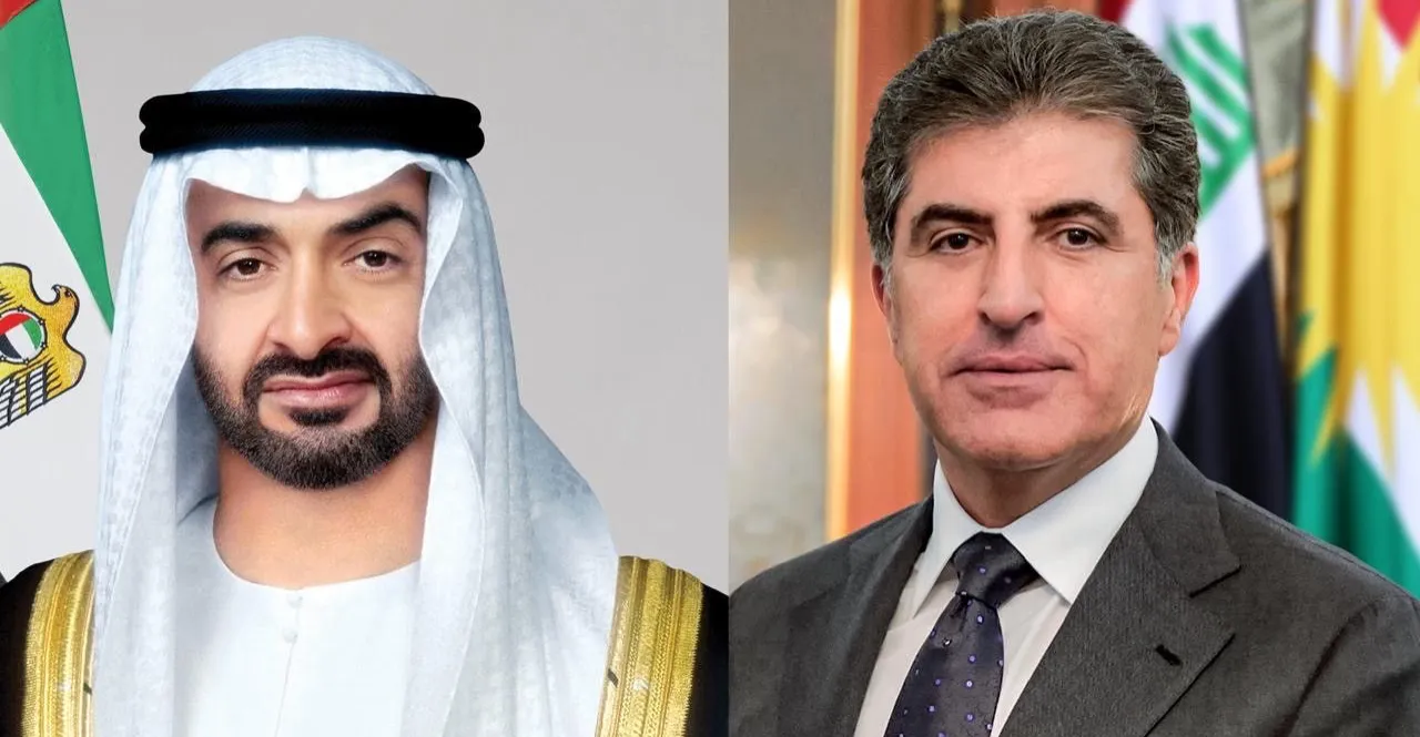 نيجيرفان بارزاني لرئيس الإمارات: حماية البعثات مسؤولية بغداد