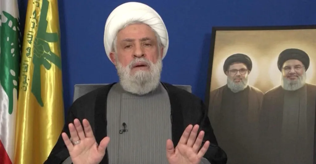 نعيم قاسم: نحن في موقف دفاع عن لبنان وليس لإسرائيل بنك أهداف هنا