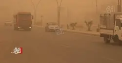مرور الأنبار تحذر السائقين: "عاصفة ترابية" قادمة في الطريق (فيديو)