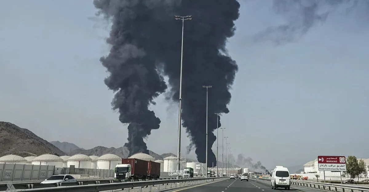 توقف تحميل النفط في ميناء الفجيرة بعد استهداف ناقلة كويتية