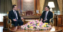 نيجيرفان بارزاني والقنصل التركي يؤكدان على دور الدبلوماسية لمنع اتساع رقعة الحرب