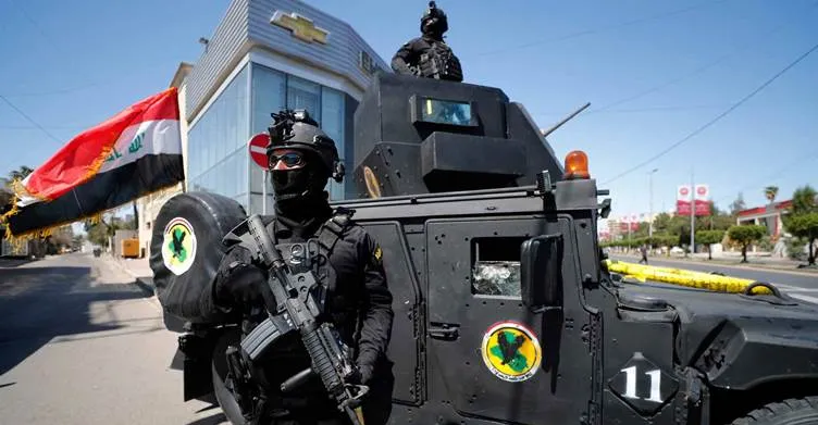قوة من مكافحة الإرهاب تفتش مقرا للحشد الشعبي في كركوك