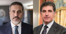 نيجيرفان بارزاني ووزير الخارجية التركي يتبادلان التهاني بعيد نوروز ويبحثان الأوضاع الإقليمية