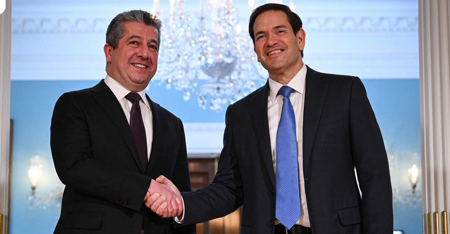 روبيو ومسرور بارزاني يبحثان الهجمات التي تستهدف مواقع داخل العراق