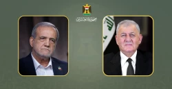 رشيد لـ"بزشكيان": حكومة إقليم كوردستان متماسكة وحازمة بمنع تهديد أمن إيران