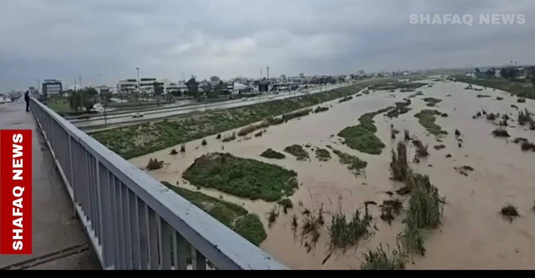 بعد سنوات من الجفاف.. السيول تعيد الحياة إلى نهر الخاصة في كركوك