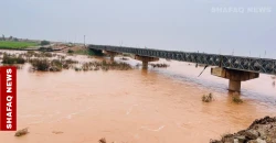 Flood flows contained in Diyala: Rains swell rivers, bridge collapses