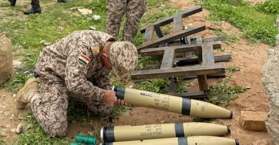 إحباط هجوم صاروخي وضبط منصات الاطلاق في كركوك.. صور