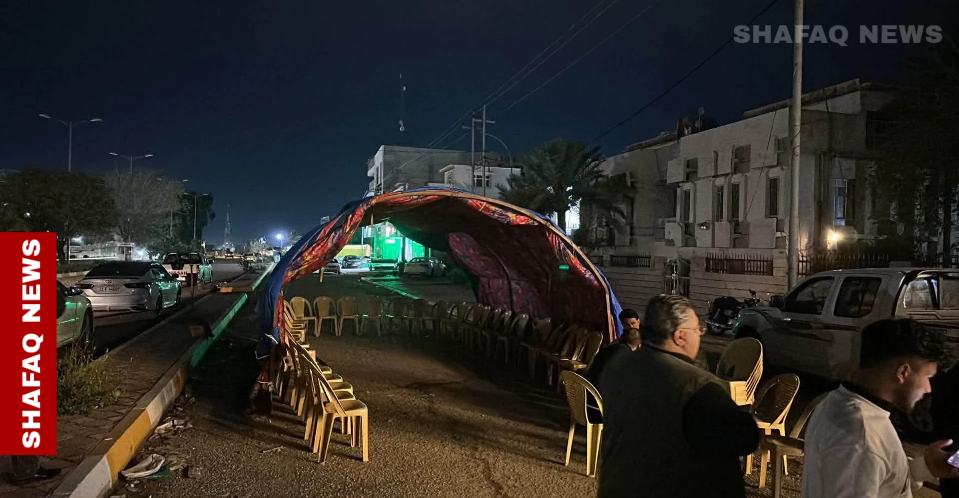 تجدد الاعتصام في خانقين رفضاً لخصخصة الكهرباء ومطالبات بكشف تفاصيل العقد