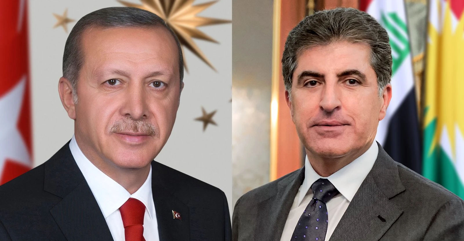 أردوغان يهاتف نيجيرفان بارزاني لإدانة استهداف قوات البيشمركة وقصف منزله في دهوك