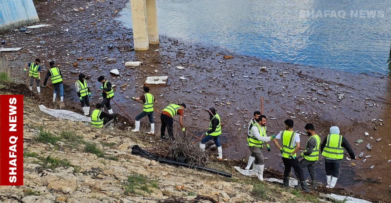 إطلاق حملة لتنظيف سد دهوك وسط مخاوف من فيضانه (صور)