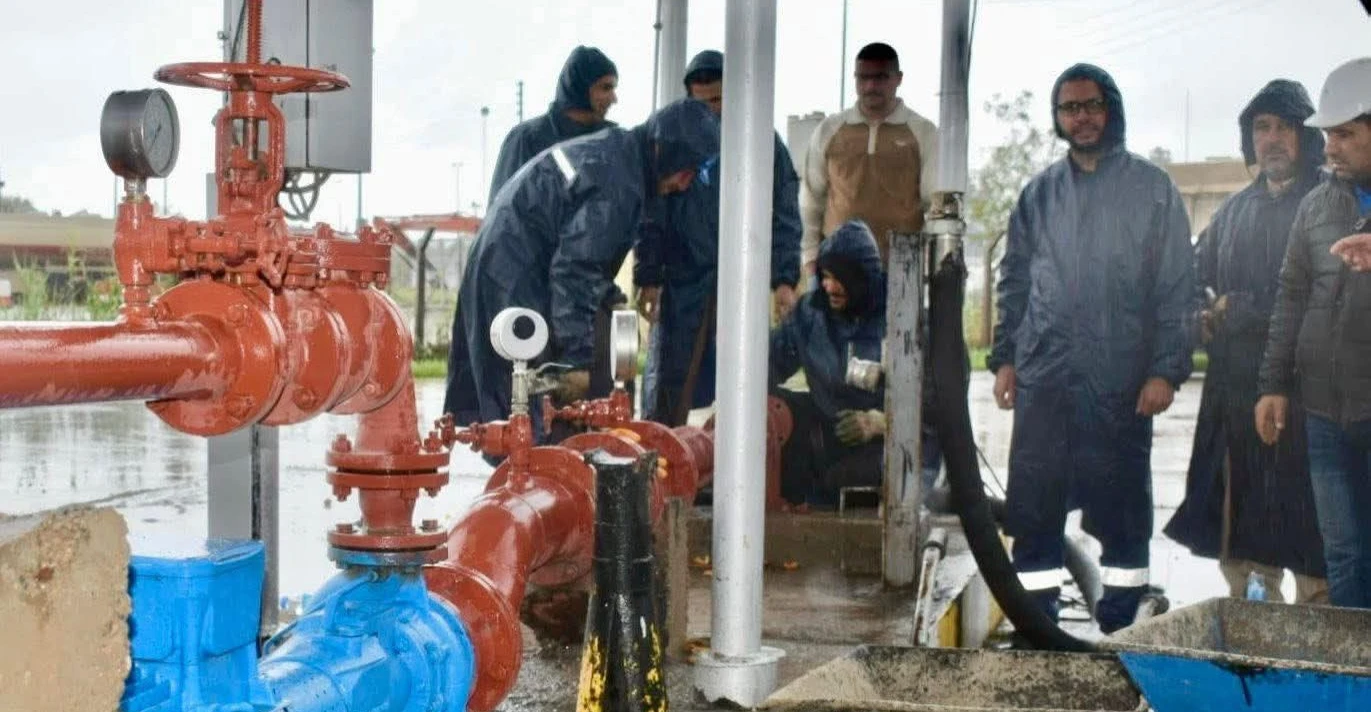 المباشرة بنصب منظومة متكاملة لتفريغ النفط الخام في كركوك