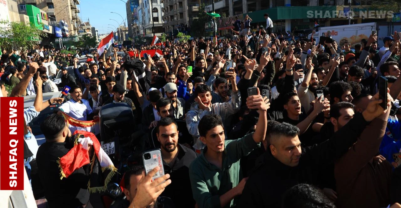 بالصور والفيديو.. بغداد تكتسي بالأعلام وتغرق في أفراح "المونديال" بعد غياب 40 عاماً