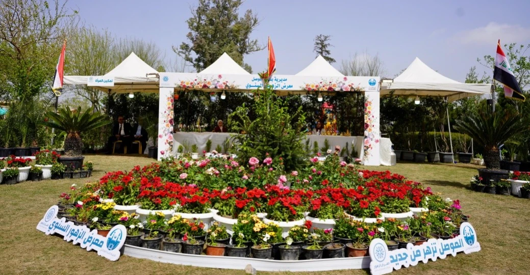 الموصل تحتضن معرض الزهور السنوي بمشاركة 150 مشتلاً (صور)