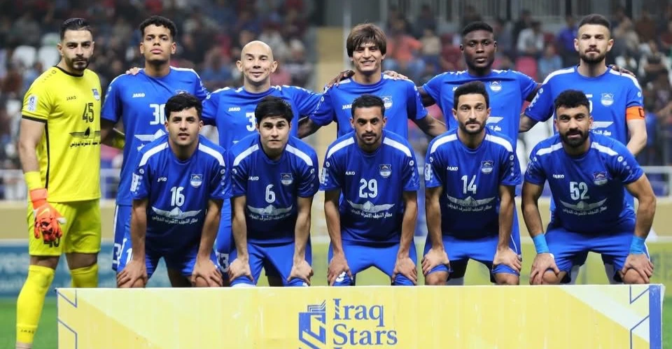 غرامة وحرمان جماهير.. انضباط اتحاد الكرة العراقي يعاقب نادي النجف