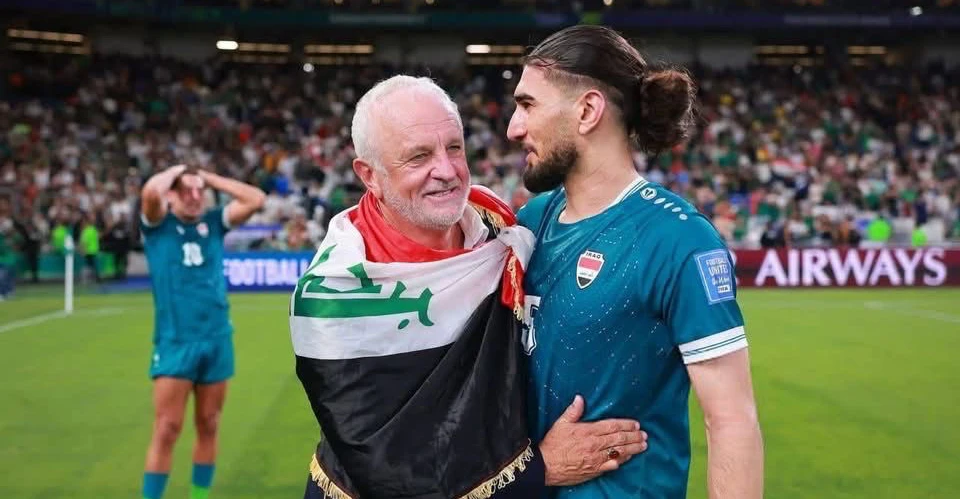 أرنولد يعتذر للعراقيين: لم أستطع الاحتفال معكم لكن فخري لا يوصف