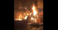 Projectiles strike Palestine Street, Jamila district in Baghdad