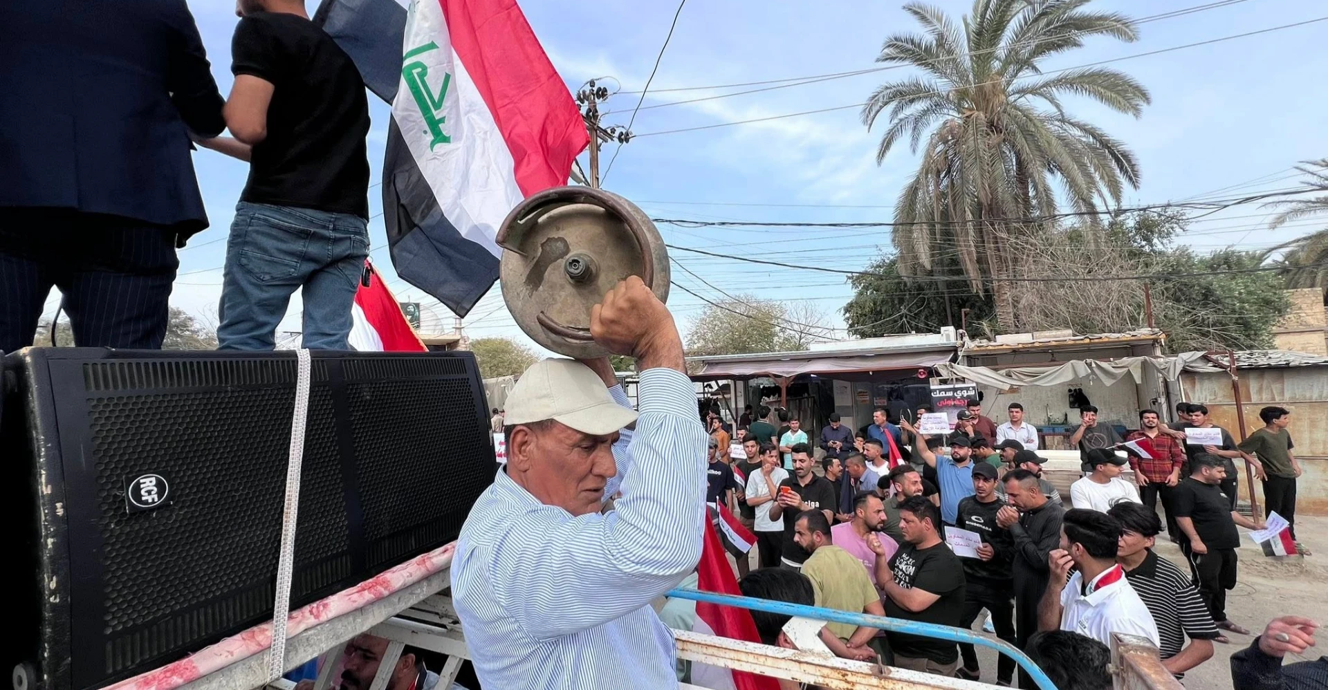 أزمة الغاز تتصاعد.. احتجاجات وقطع طرق في السماوة والحلة