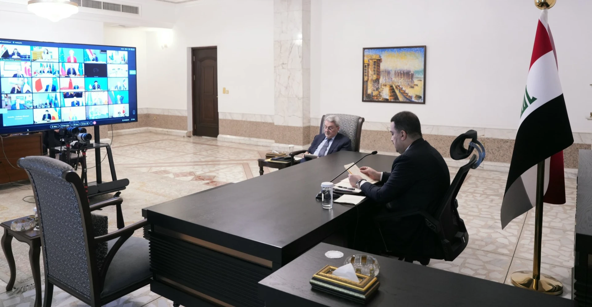 خلال اجتماع دولي حول هرمز.. السوداني يدعو لتفاهم طويل بعد الهدنة