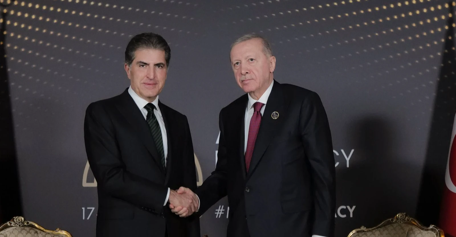 نيجيرفان بارزاني يبحث مع أردوغان تعزيز التعاون وضمان أمن المنطقة