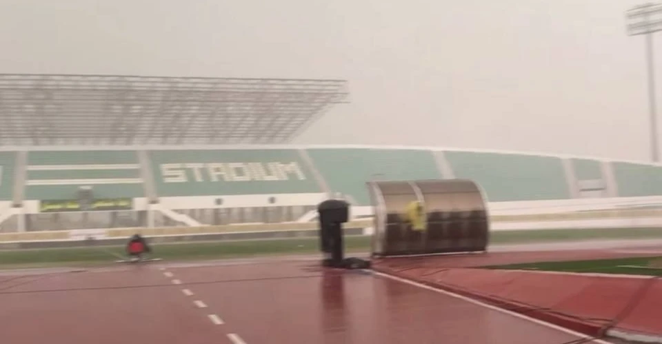 أمطار غزيرة تهدد بتأجيل مباراة النجف ونفط ميسان