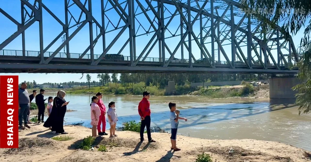 ارتفاع مفاجئ بمنسوب نهر ديالى يهدد البساتين والأراضي الزراعية (فيديو)