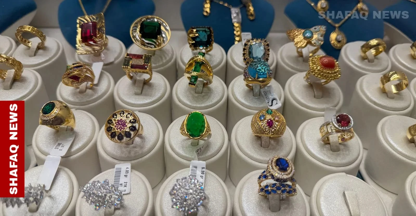 Gold prices stabilize in Baghdad and Erbil markets