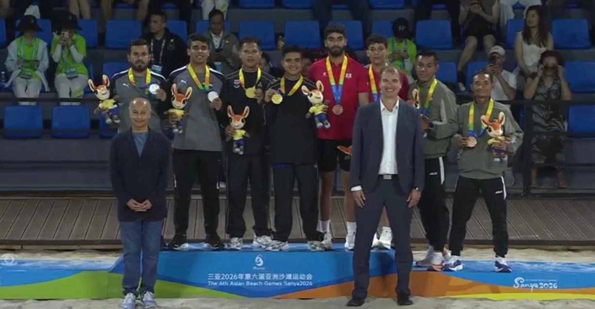 العراق يحصد فضية زوجي الرجال في "التيك بول" بالألعاب الآسيوية