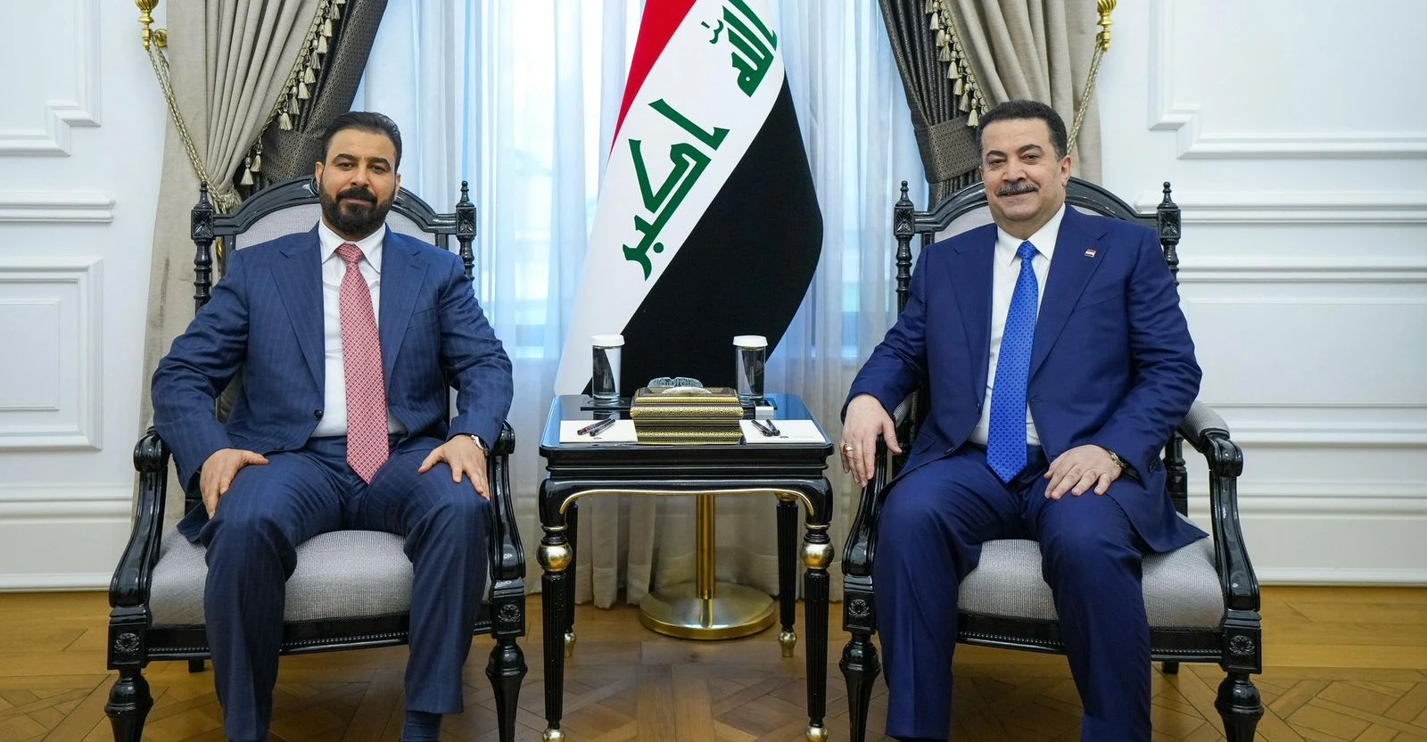 السوداني يؤكد للزيدي دعمه الكامل لإنجاح مهمة تشكيل الحكومة