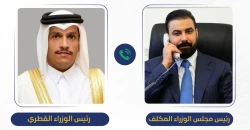 تهنئة بالتكليف ودعوة للتعاون.. الزيدي يتلقى اتصالاً من نظيره القطري