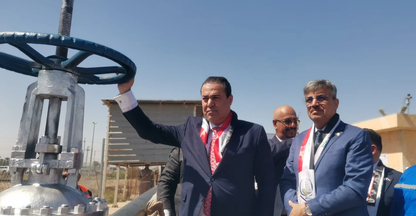 النفط العراقية تدشن المرحلة الأولى لاستثمار غاز "بن عمر" بطاقة 80 مليون قدم مكعب يومياً