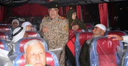 بعد وقفة احتجاجية.. انطلاق أولى قوافل حجاج نينوى براً نحو عرعر