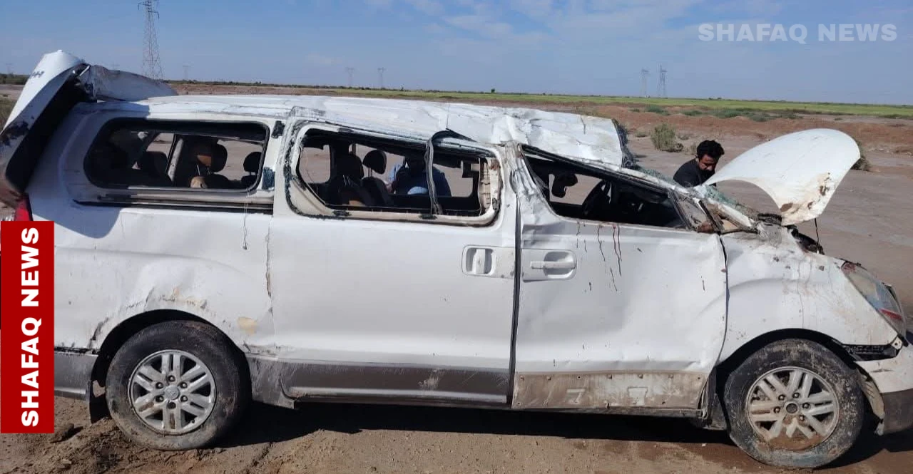 مصرع وإصابة 11 طالبات وسائق بحادث سير في ميسان