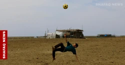 فرح بين الماء والطين.. كرة القدم تعود لأهوار الجبايش (صور)