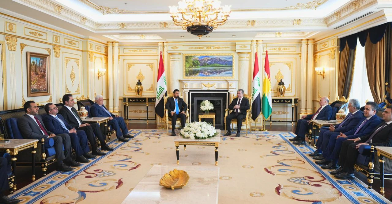 الزيدي ومسرور بارزاني يؤكدان أهمية توحيد الجهود في تعزيز الاستقرار بالعراق